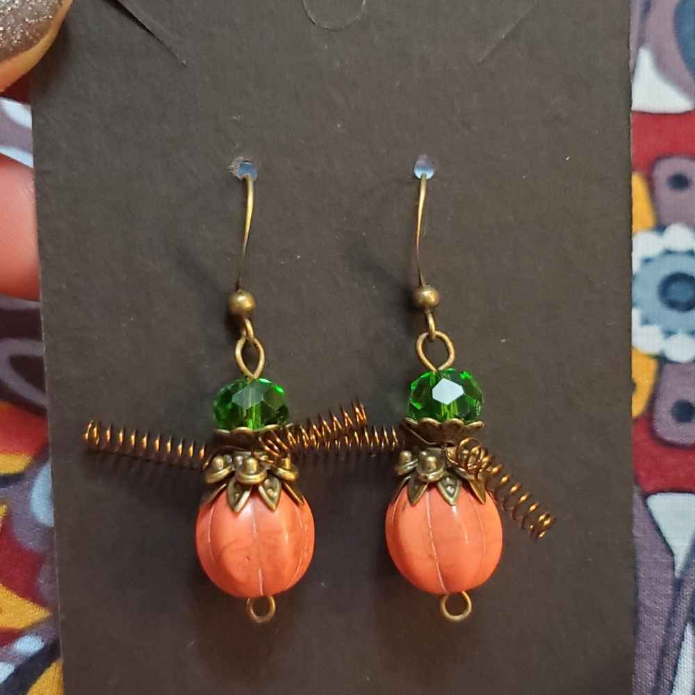 Fall Halloween earrings